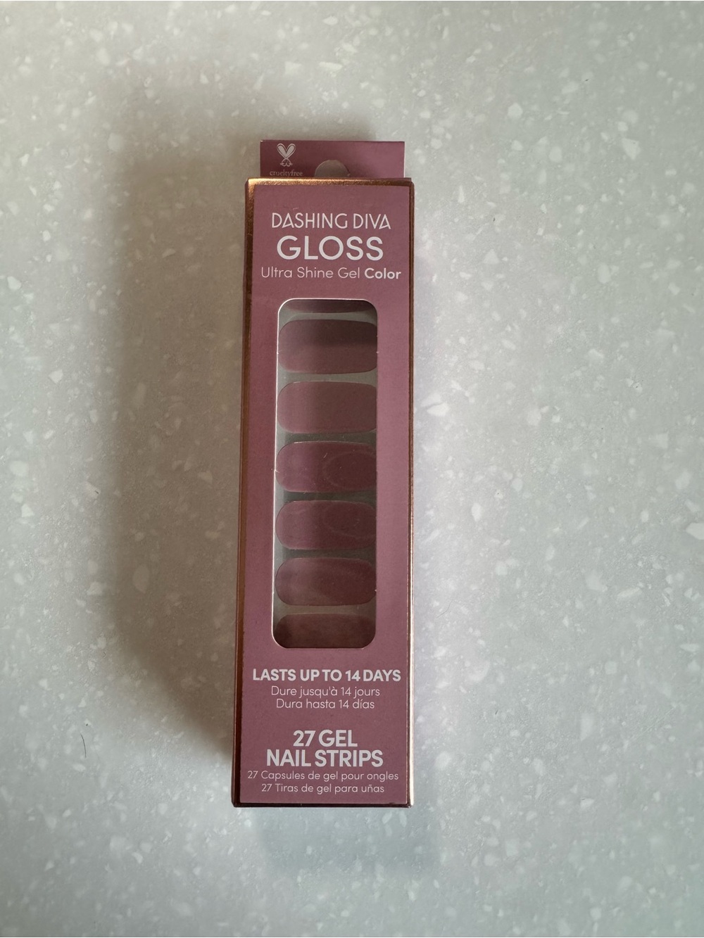 Gloss Ultra Shine Gel Nail Strips - Mauve Pink